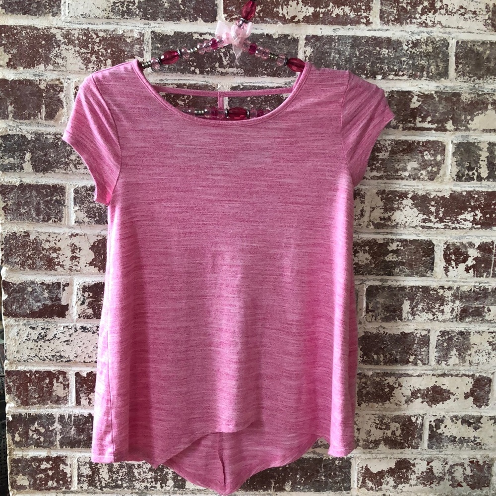 Girls SO Tunic Top Size 7/8 Pink